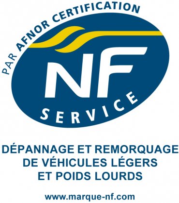 Certification NF212 : Service de Dépannage/Remorquage des véhicules légers